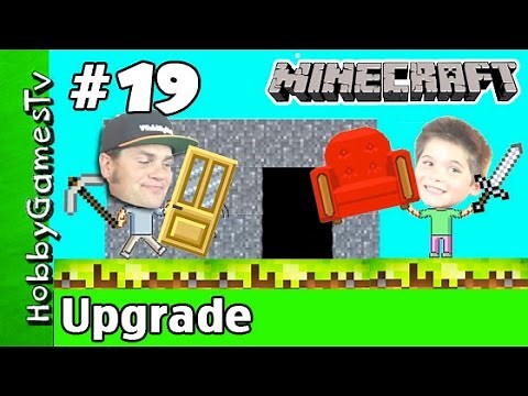 Minecraft HobbyPig Survival World 19 Hideout Upgrade HobbyGamesTV
