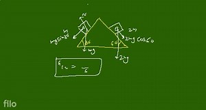 Two blocks \mathrm{A} and \mathrm{B} of masses 2 \mathrm{~m} an... | Filo