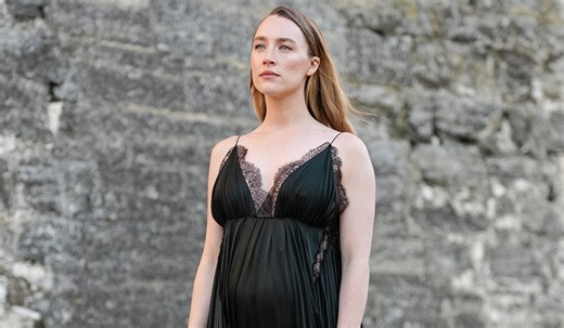 Saoirse Ronan is the epitome of elegance in strappy gown