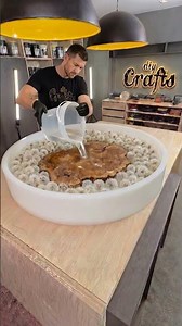 Dandelions and Burl Wood Luxury Epoxy Table