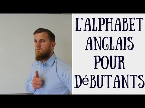 L'alphabet anglais pour les débutants.