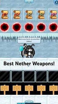 Best Weapon for every level on Pixel Worlds (2026)