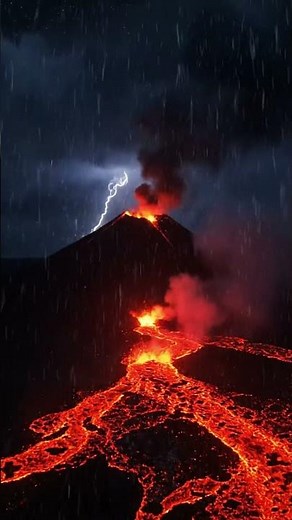 ⚡ EPISODE 78 – Volcanic Night Storm 🌋 Lightning Phenomena (8K Educational Cinematic)