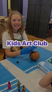 Experimenting with Alcohol Inks on gourd Wren Birdhouses. Sign up for Octobers Kids Art Club. Always something new, fun, and educational! #kidsartclub #wrenbirdhouse #gourds #alcoholinkart #fremontohio potteryperfection.net | Pottery Perfection "Done Your Way" | Facebook