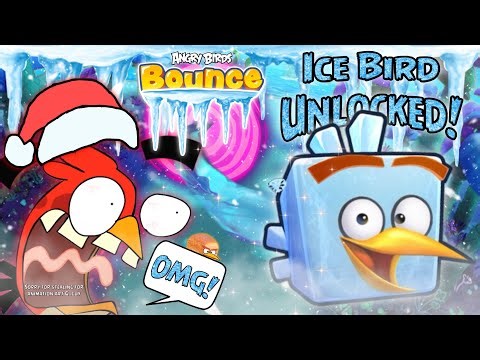 Angry Birds Bounce Character: Ice Bird Unlocked!