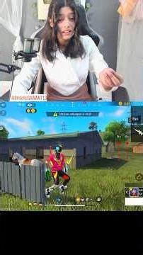 Youtuber 😳😳 a gayi 😱😱 #shorts #freefireshorts