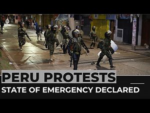 Peru declares nationwide state of emergency as crisis deepens