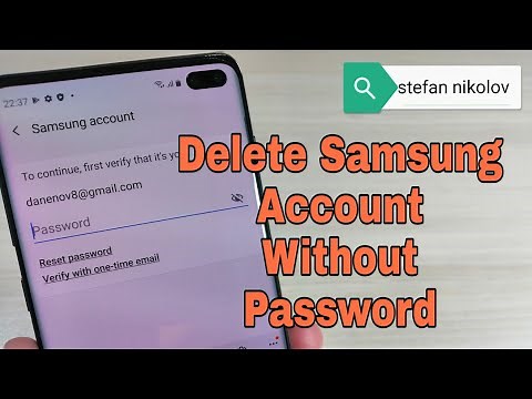 How to Remove Samsung Account without Password. All Samsung S10 /S10 plus Android 10 .