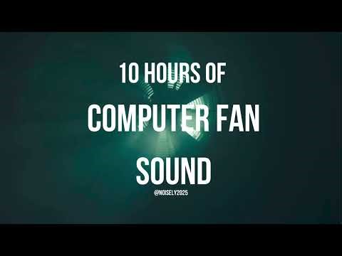 10 HOURS | Computer Hum Ambience for Deep Concentration, Focus & Sleep| Noisely2025