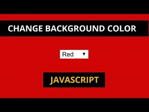 Change background color using by Javascript | javascript for beginners