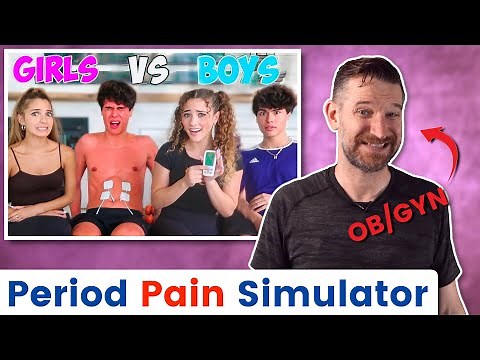 Boys vs. Girls - Period Pain Simulator Challenge | Dr. Rich