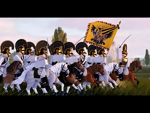 Roblox Napoleonic Wars | Dragoons vs USA Cavalry