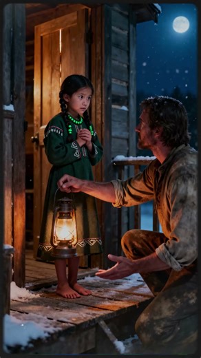 “Mama Is Pregnant and Needs Help” Native Girl Knocked at Midnight, Widowed Rancher Lit Every Lantern