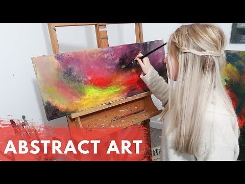 ABSTRACT ART | the stages of an abstract painting?