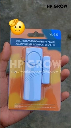 WIRELESS DOOR / WINDOW ENTRY ALARM | SECURITY ALARM | DOOR ALARM #shorts