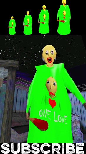 Baldi Granny🥺 Evolution 😱👿 Small to Giant! | Granny Grandpa Funny Trolling 🤣 | #short #gaming #viral