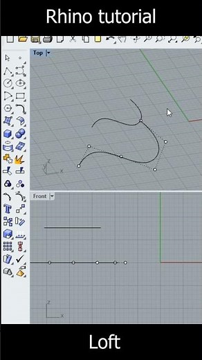Rhino tutorial #3d loft