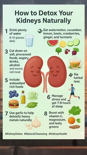 💧 How to Detox Your Kidneys Naturally