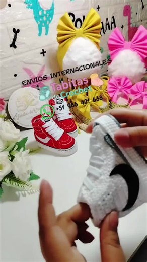 Tutorial de Crochet: Nike Blazer Tejido para Bebé