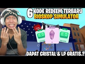 Kode redeem terbaru di game Bioskop simulator.? -new update game bioskop simulator