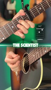 the scientist (coldplay) guitar tutorial #guitarlesson #coldplay #acousticguitar | Guitar Coaching Online