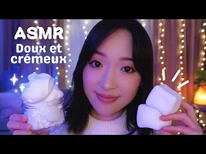 ASMR Doux et crémeux pour s'endormir comme sur un nuage (squishy chamallow, pot de crème, nuage...)