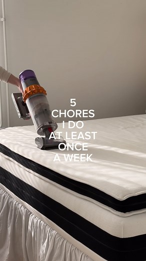 197K views · 13K reactions | 5 cleaning chores I do weekly 狀什﫧 1....