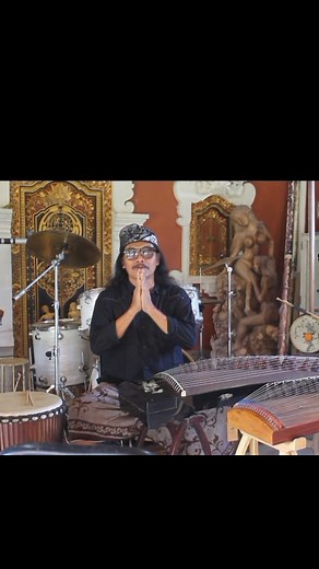 Ajik performs traditional musical instruments #bonaalit #indonesia #bali #traditional #music | Bona Alit