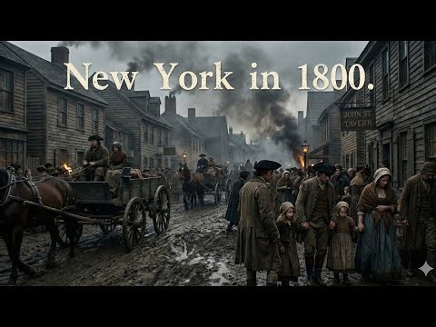 New York in 1800 | Life, Streets & Hidden History of Early America🏛️