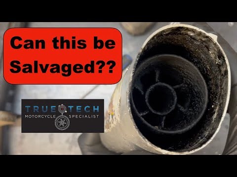 How to Repack FMF Turbine Core Silencer YZ Build PART 3