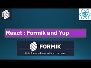 React JS Tutorial - React and Formik Lesson#16a - Building React Forms with Formik and Yup