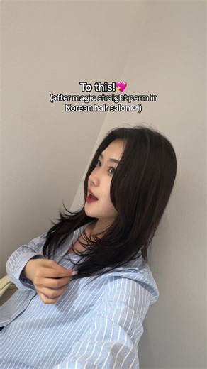 Korean Magic Straight Perm: Transforming Curly to Straight Hair
