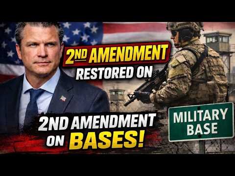 HUGE NEWS: Hegseth Orders Major Second Amendment Shift on Military Bases