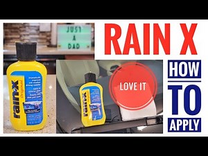 How To Apply Rain-X Original Windshield Treatment Glass Water Repellent to your car window
