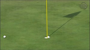 Roll...roll...roll...WOW! Dufner might not have a birdie today but he's got one epic 🦅. | PGA TOUR