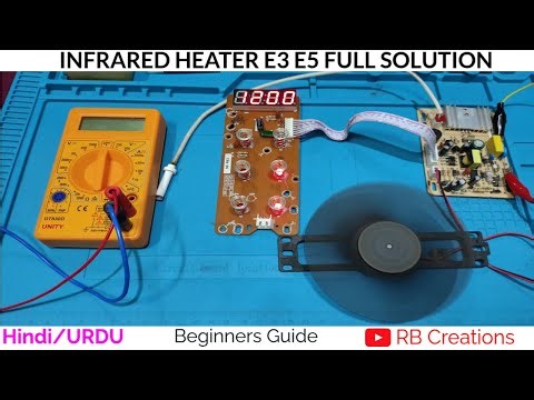 how to repair infrared cooker easily | e3 and e5 error full solution | rb creations #video #error