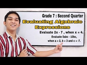 Evaluating Algebraic Expressions