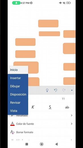 How to make a concept map on your cell phone using Word