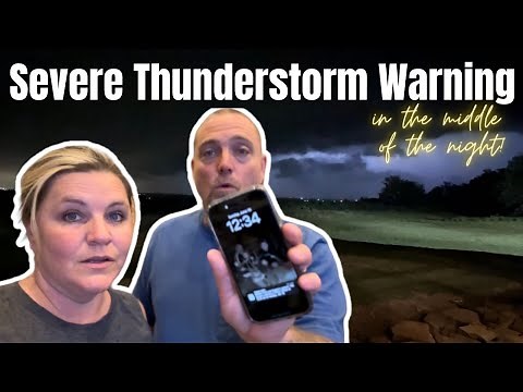 Severe Thunderstorm Tornado Warning: Oklahoma 104 Mile Hour WINDS! Everything Will Be Destroyed!