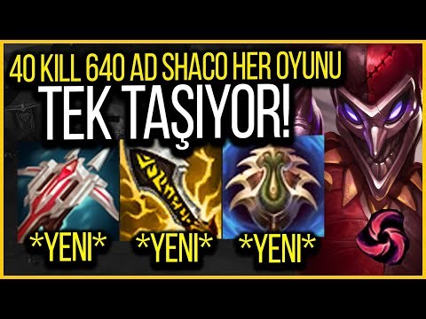 🤡 640 AD 40 SKOR SHACO'YLA COUNTER JUNGLE YAPMAYI ÖĞRETİYORUM 🤡