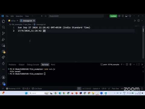 Modern Node Js-Lecture 2