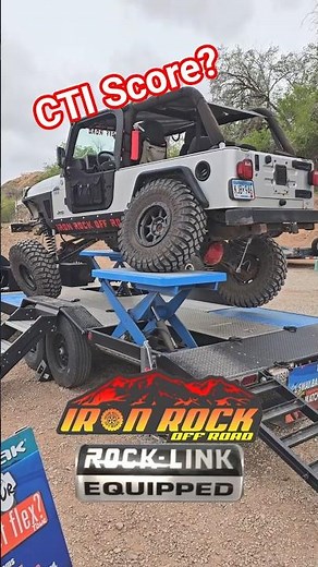 Rock-Link PRO LJ on the CTI trailer! #jeep #flex #TJ #LJ #metalcloak