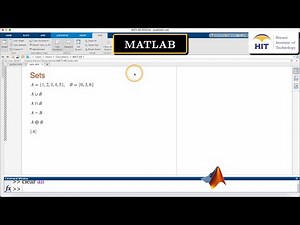 MATLAB | Python | Set Operations