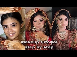 Learn how to create a stunning, glossy bridal makeup look that last 48 hours | glass skin makeup |