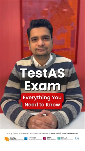 Study Feeds on Instagram: "Want to skip Studienkolleg and head straight to university? 🎓 The secret is a great TestAS score! At Study Feeds, we know the TestAS can feel like a maze. That’s why we’ve completely decoded the exam for you! From the core test to subject-specific modules, we explain everything in detail so you can walk into your exam with zero confusion. 🚀 As a licensed examination center, we don't just guide you—we provide the official platform for your success. Your 
