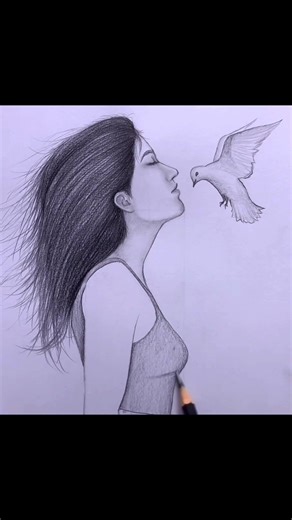 Step-by-Step Drawing of a Female Figure with Pencil