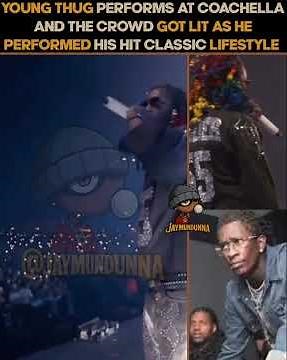 Young Thug performed Lifestyle live 🤯🔥Coachella crowd went crazy