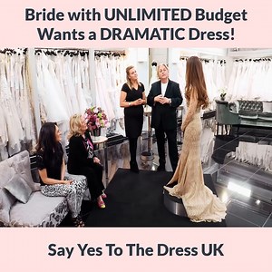 73K views · 877 reactions | Bride with UNLIMITED Budget Wants a DRAMATIC Dress! Say Yes To The Dress UK | Wedding Dress TLC | Facebook