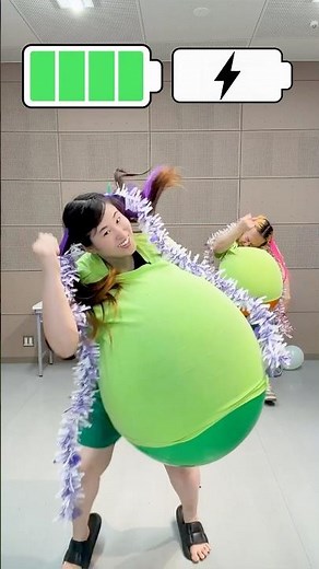 2 hours 3 minutes freespace: Inflating a giant balloon inside a suit and dancing 10 Balloon Poppi...