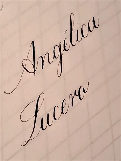 Risposta a @angienmq #calligraphy #practice #copperplate #cursive #handwriting